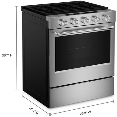 KitchenAid 30 inch Single Oven Gas Range