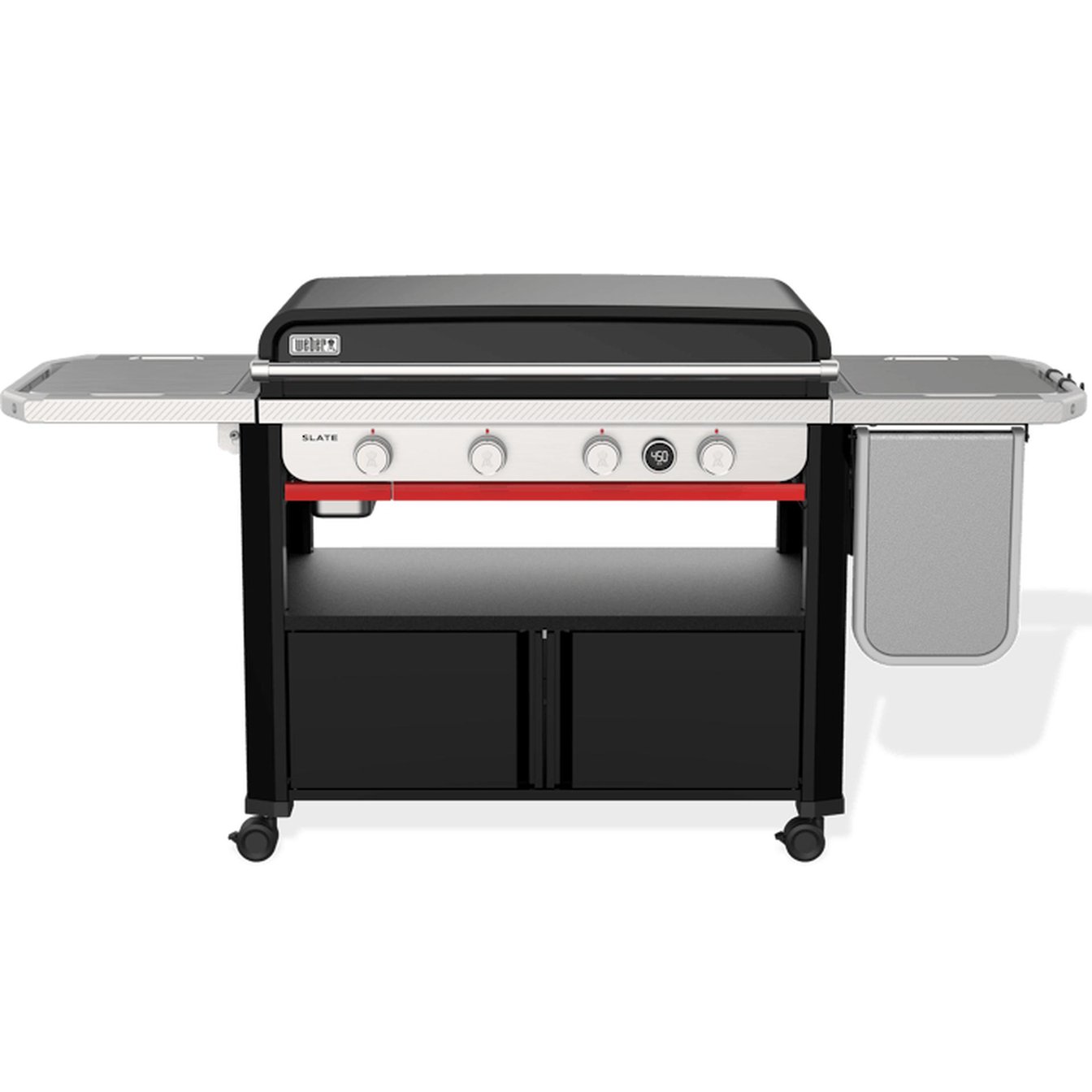 Weber Slate Freestanding 4 Burner Liquid Propane Flat-top BBQ Griddle