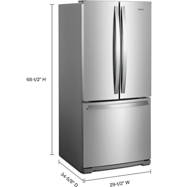 Whirlpool 19.68 cu.ft. French-Door Refrigerator