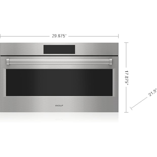 Wolf 30 inch Professional Speed Wall Oven with Convection