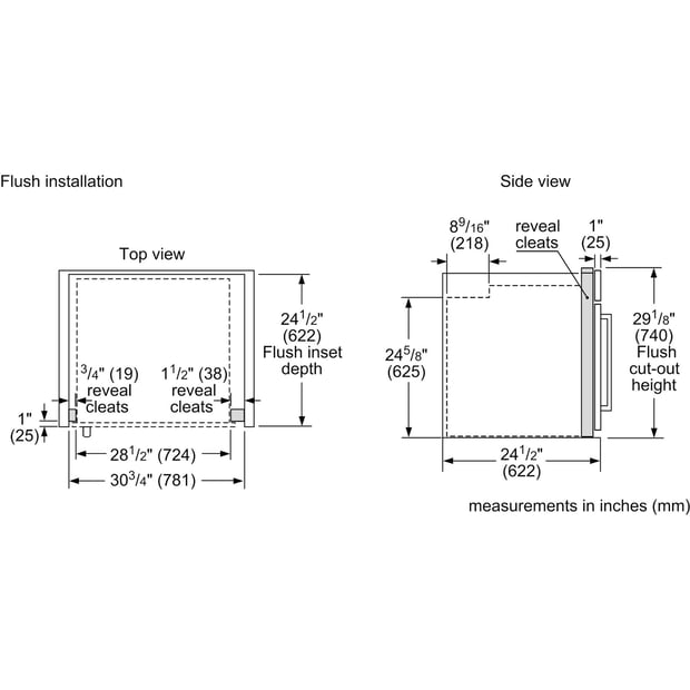Thermador 30 inch Single Wall Oven with Convection