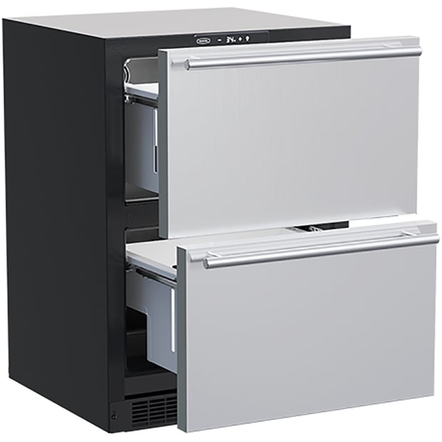 Marvel Built-in 24 inch 5.0 cu.ft. Refrigerator Drawers
MLDR224-SS61A