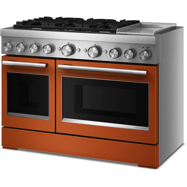 KitchenAid 48 inch Double Oven Dual Fuel Range