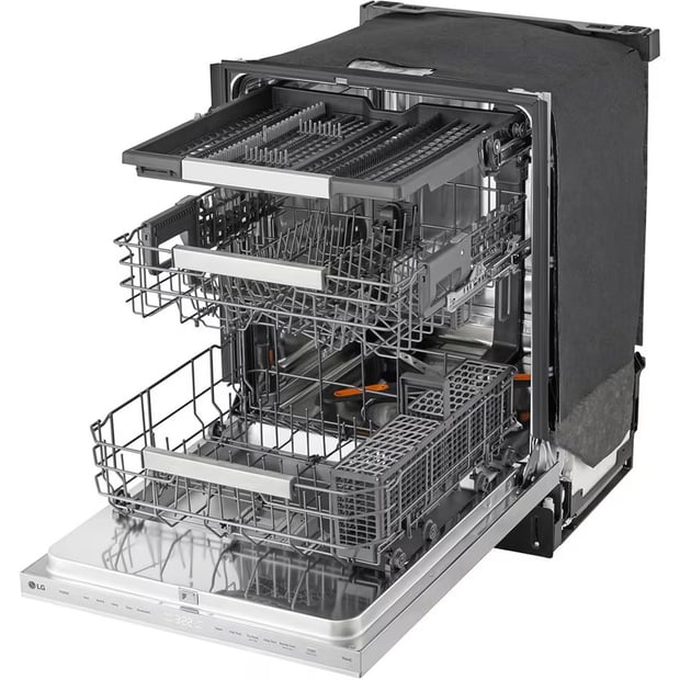 LG 24 inch 44 dB Dishwasher with Hidden Controls and Third Rack
