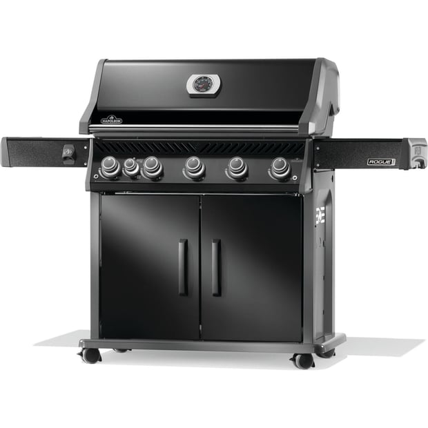 Napoleon Rogue PRO 625 Freestanding 6 Burner Natural Gas BBQ Grill with Infrared Side Burner