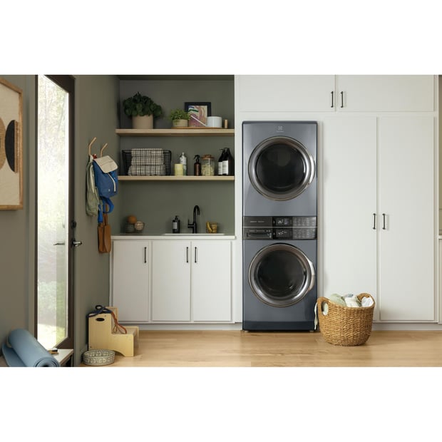 Electrolux Laundry Tower™ 5.2 cu.ft. Front Load Washer and 8 cu.ft. Electric Dryer Laundry Center