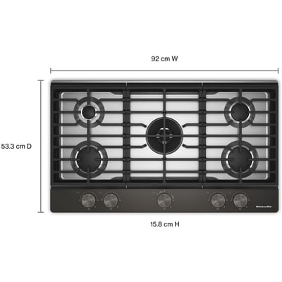 KitchenAid 36 inch Gas Cooktop