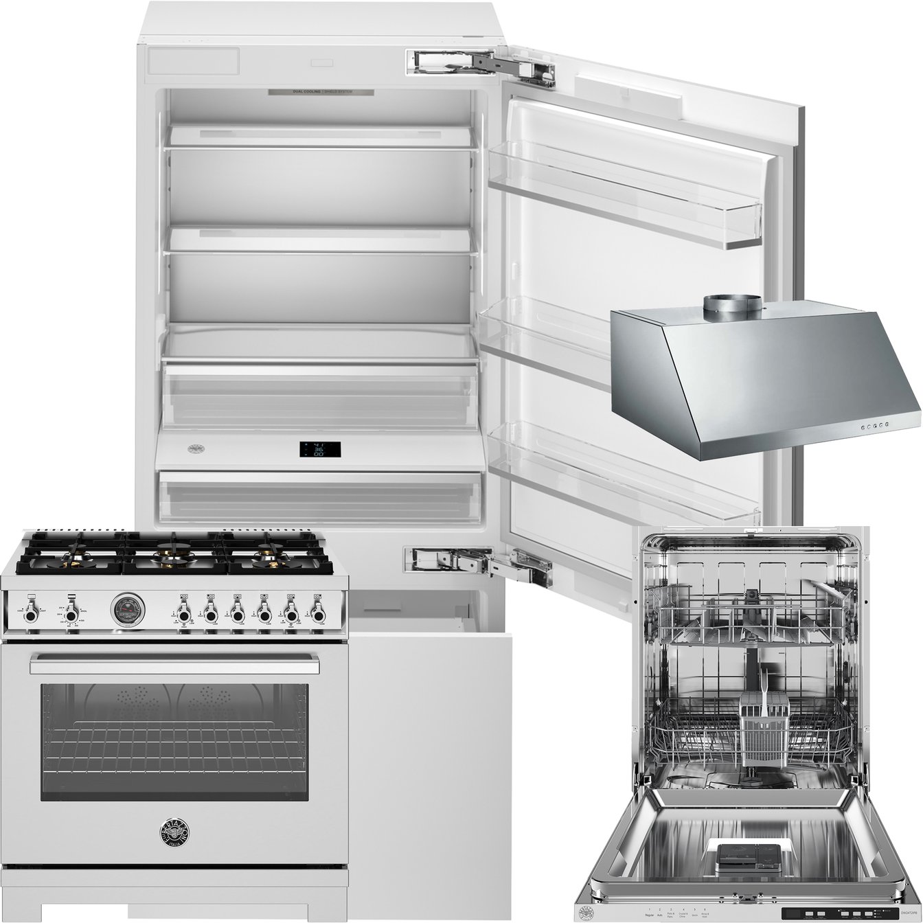 Bertazzoni Stainless Steel Kitchen Package