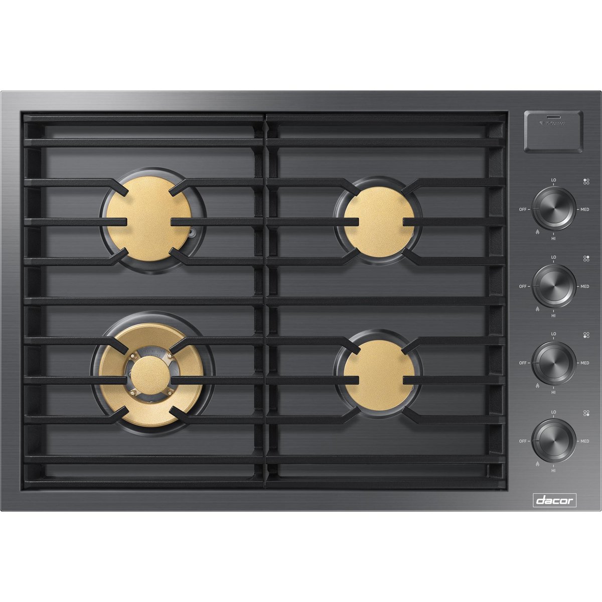 Dacor 30 Inch Gas Cooktop, Graphite Stainless