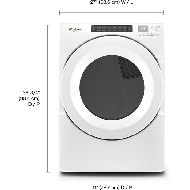 Whirlpool 7.4 cu.ft. Stackable Heat Pump Dryer