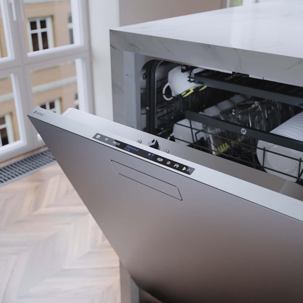 Asko 9 Cycles Dishwasher with Hidden Controls