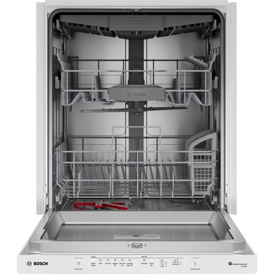 Bosch 300 Series 24-inch 46 dB Dishwasher with Hidden Controls