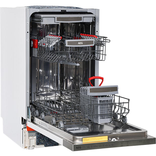 AEG 8 Cycle Dishwasher with Hidden Controls