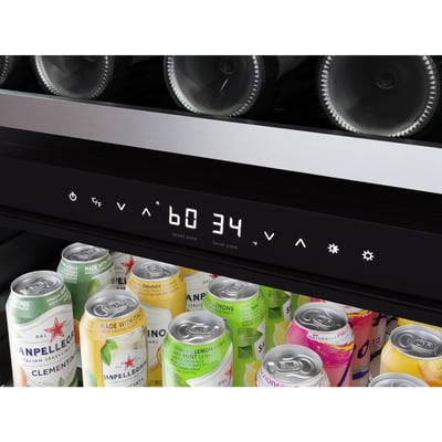 Zephyr Freestanding or Built-in 24 inch 14.5 cu.ft. Wine Cooler