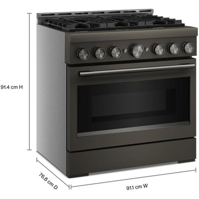 KitchenAid 36 inch Single Oven Gas Range