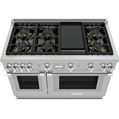 Thermador 48 inch Double Oven Dual Fuel Range
