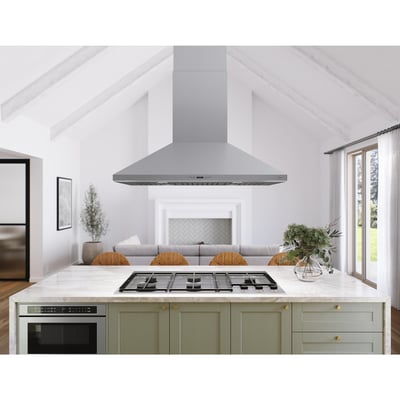 Zephyr 42 inch 1200 CFM Island Ventilation Hoodfan