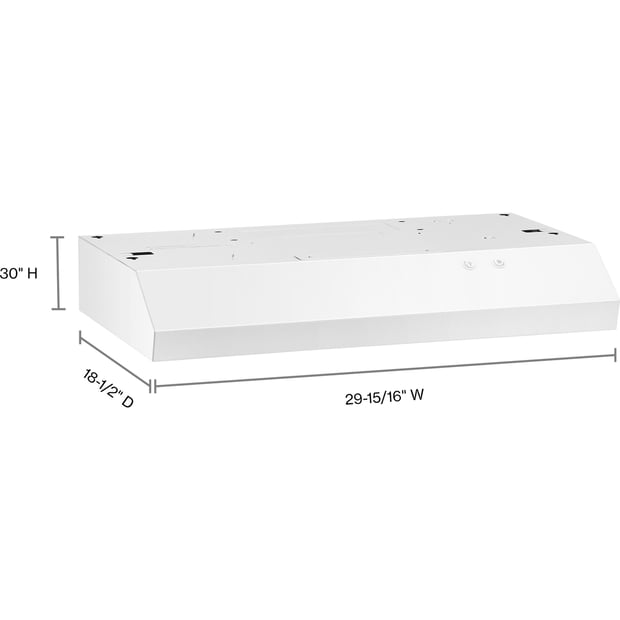 Whirlpool 30 inch 270 CFM Under-Cabinet Hoodfan