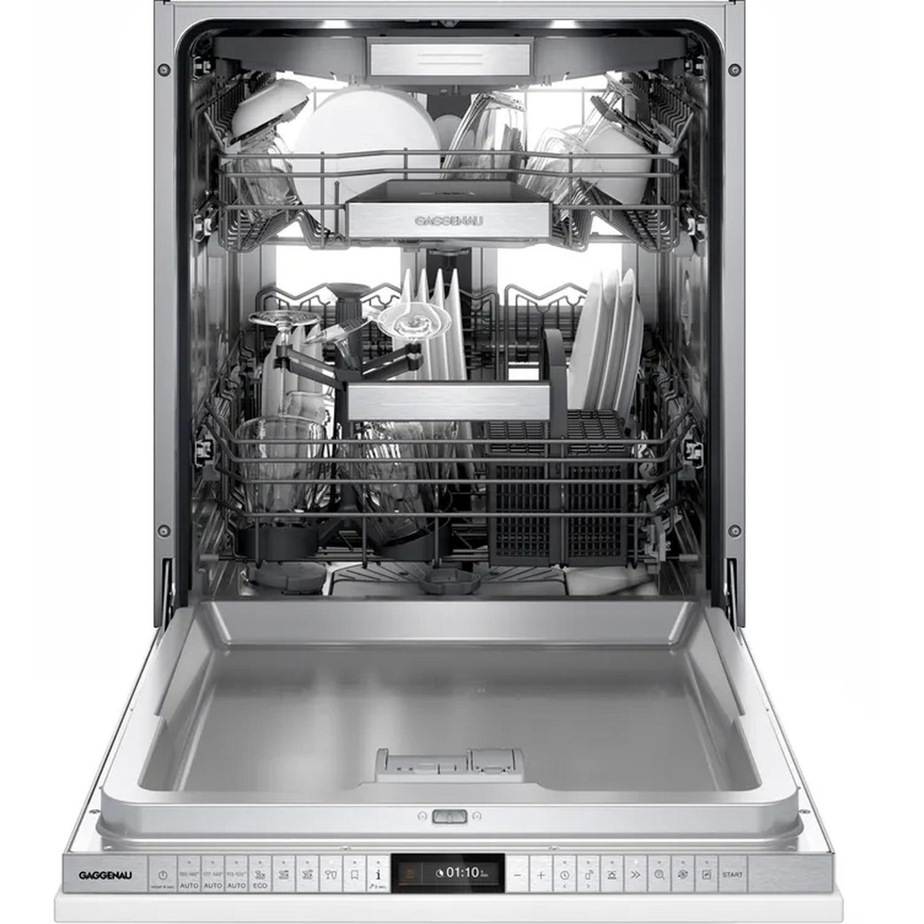 Gaggenau 8 Cycle Dishwasher with Hidden Controls