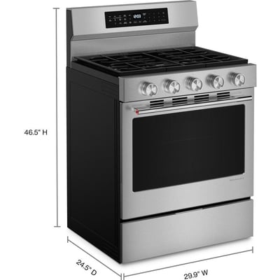 KitchenAid 30 inch Single Oven Gas Range