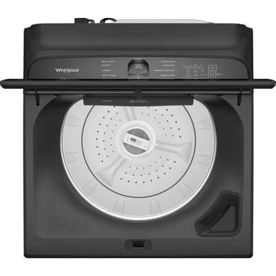 Whirlpool Volcano Black 6.1 cu.ft. Top Load Washer and 7.0 cu.ft. Vented Dryer