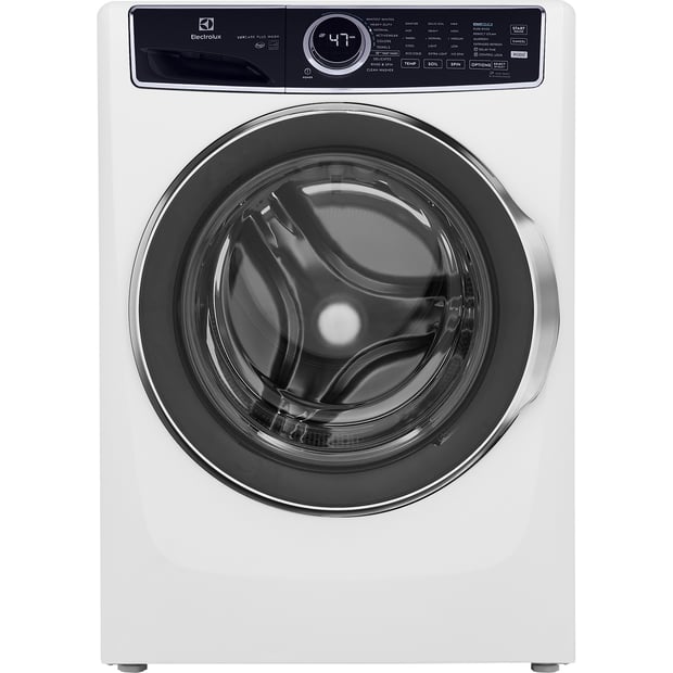Electrolux White Stackable 5.2 cu.ft. Front Load Steam Washer and 8.0 cu.ft. Steam Dryer