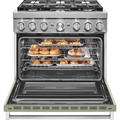 KitchenAid 36 inch Single Oven Dual Fuel Range