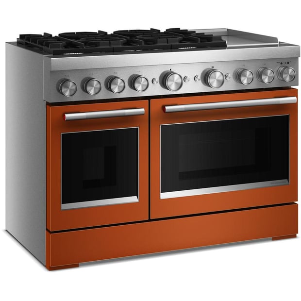 KitchenAid 48 inch Double Oven Dual Fuel Range