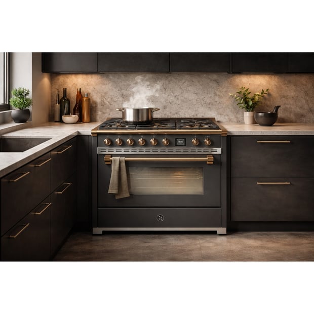Steel Cucine 36 inch Single Oven Gas Range 
