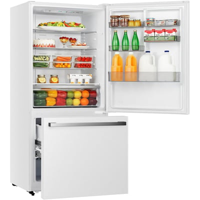 Hisense 17.0 cu.ft. Counter-Depth Bottom-Freezer Refrigerator