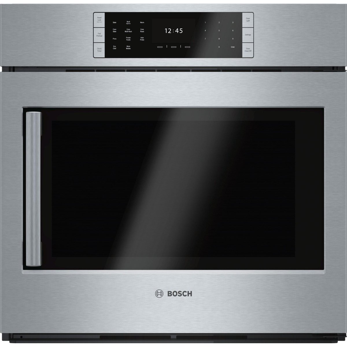 Bosch Benchmark Single Wall Oven 30'' Door hinge: Right, Stainless Steel
