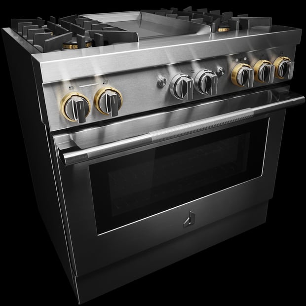 JennAir 36 inch Single Oven Dual Fuel Range