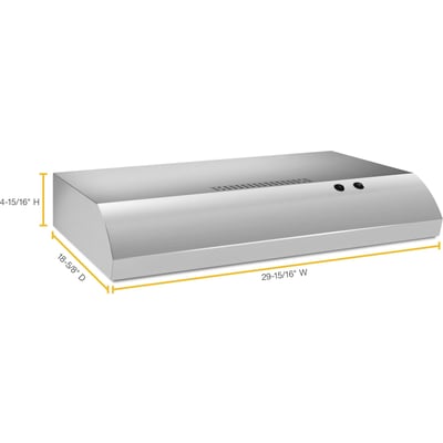 Whirlpool 30 inch 190 CFM Under-Cabinet Ventilation Hoodfan