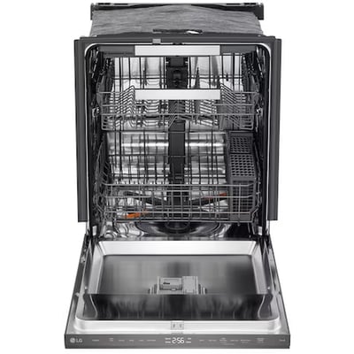 LG 24-inch 46 dBA Dishwasher with Hidden Controls and Third Rack