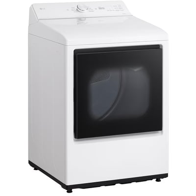 LG 5.6 cu.ft Top Load Washer and 7.3 cu.ft Front Load Electric Vented Dryer
