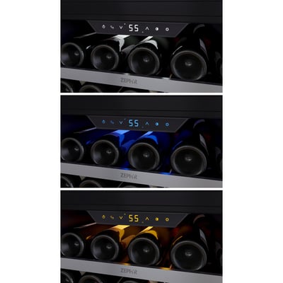Zephyr Freestanding or Built-in 24 inch 14.9 cu.ft. Wine Cooler