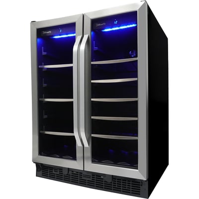 Silhouette Built-in 24 inch 5.14 cu.ft. Dual Zone Beverage Centre