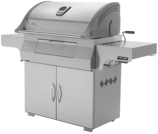 Napoleon Professional 605 Freestanding 22 inch Charcoal Cart Barbecue Grill