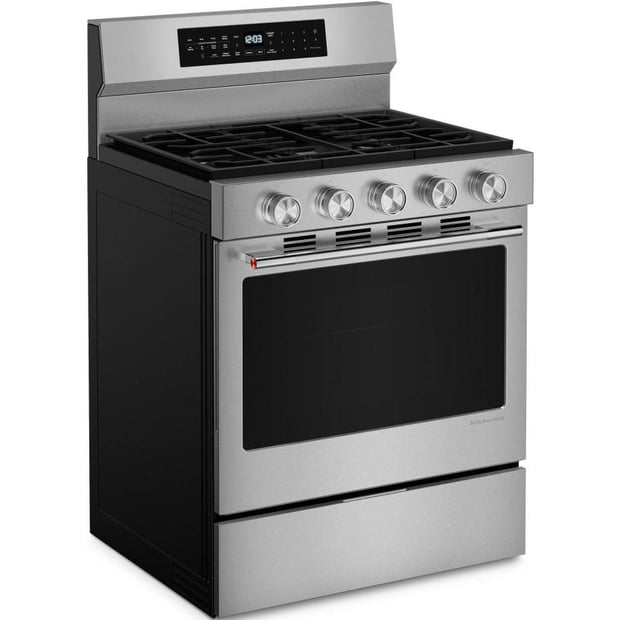 KitchenAid 30 inch Single Oven Gas Range