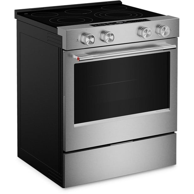 KitchenAid 30 inch Single Oven Electric Range