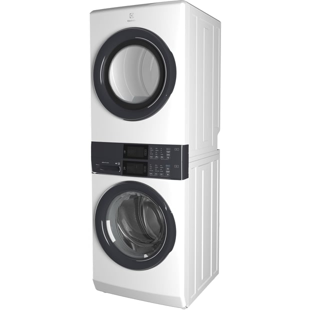 Electrolux Laundry Tower™ 5.1 cu.ft. Front Load Washer and 8 cu.ft. Electric Dryer Laundry Center