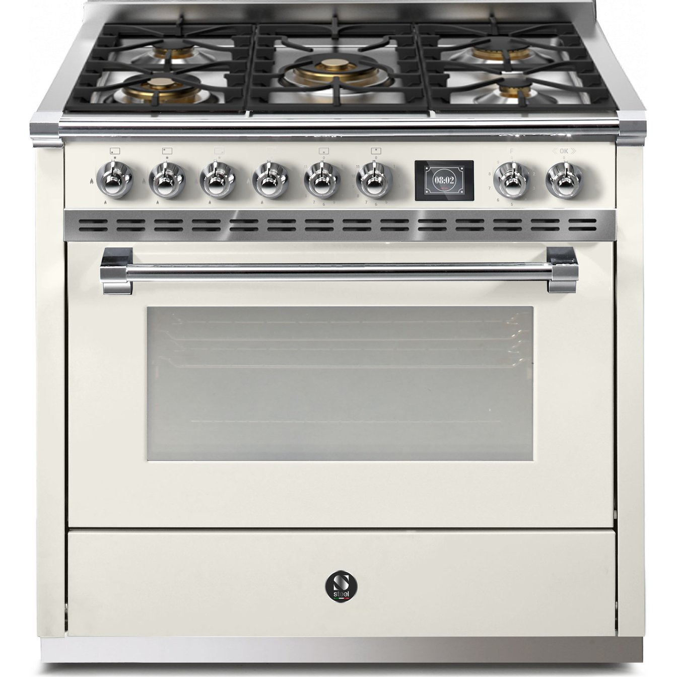 Steel Cucine 36 inch Single Oven Gas Range 
