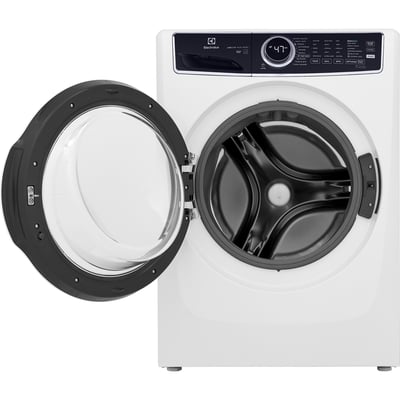 Electrolux White Stackable 5.2 cu.ft. Front Load Steam Washer and 8.0 cu.ft. Steam Dryer