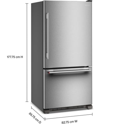 KitchenAid 22.07 cu.ft. Bottom-Freezer Refrigerator