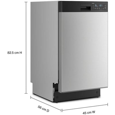Whirlpool 18 inch 50 dBA Dishwasher with Front Controls