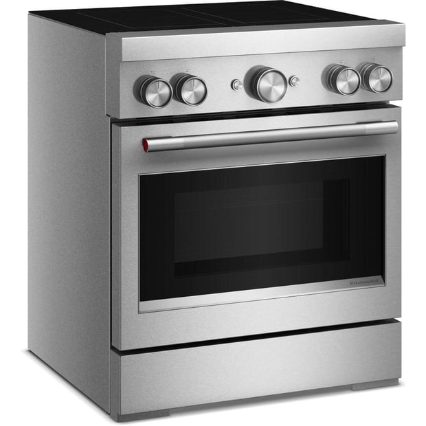 KitchenAid 30 inch Single Oven Induction Range with Convection