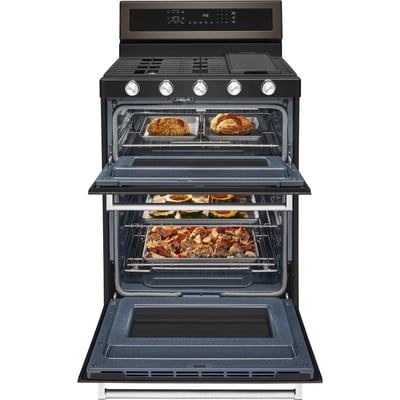 KitchenAid 30 inch Double Oven Gas Range