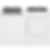 Whirlpool White 5.4 cu.ft Top Load Washer and 7.4 cu.ft. Steam Vented Dryer