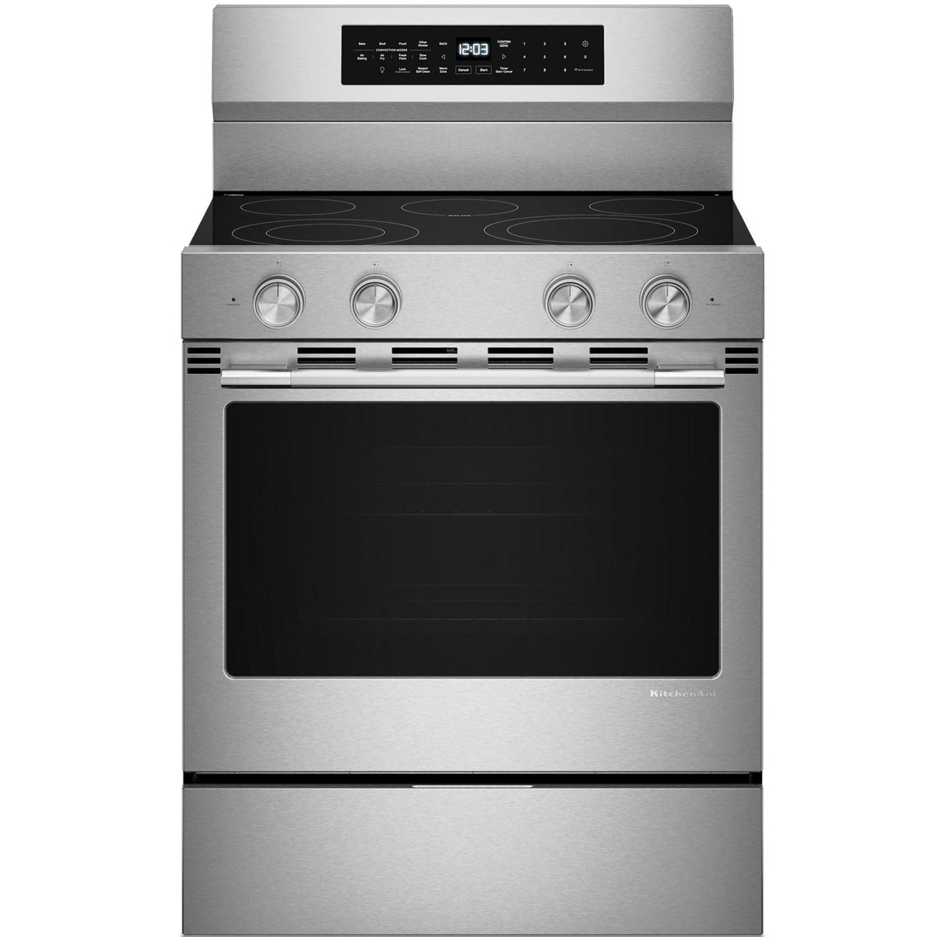 KitchenAid 30 inch Single Oven Electric Range