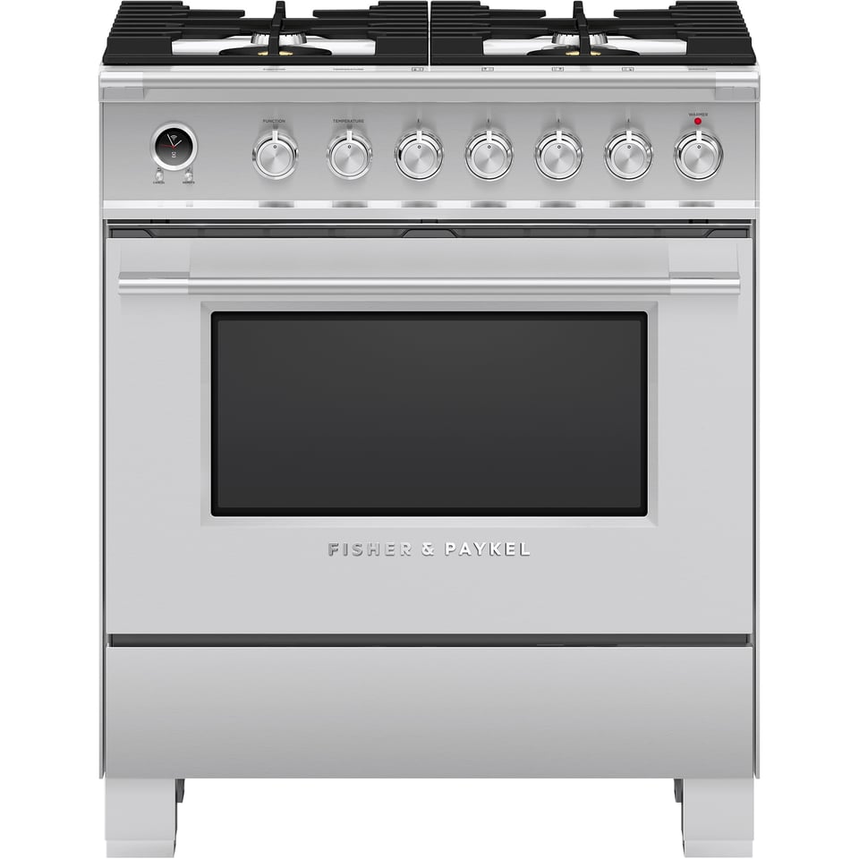 Fisher & Paykel 30 inch Single Oven Dual Fuel Range
